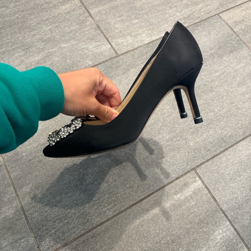 Manolo Blahnik Black Heels - Picture 5 of 12